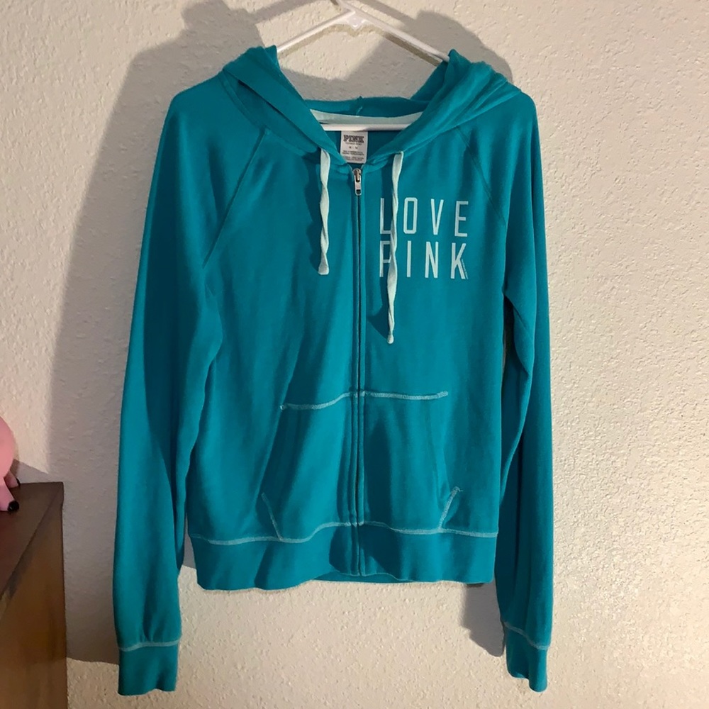 Victoria’s Secret - PINK - Medium, Teal Jacket